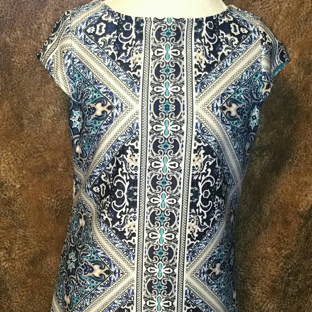 TIANA B. Ladies dress one piece zip up back